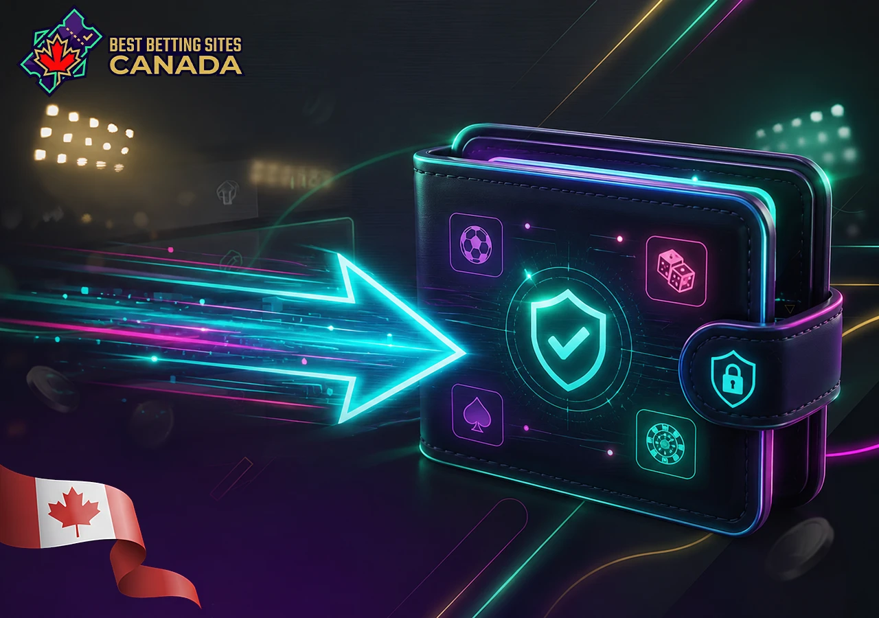 Betting sites with Interac support in Canada, fast electronic transactions, and a wallet.